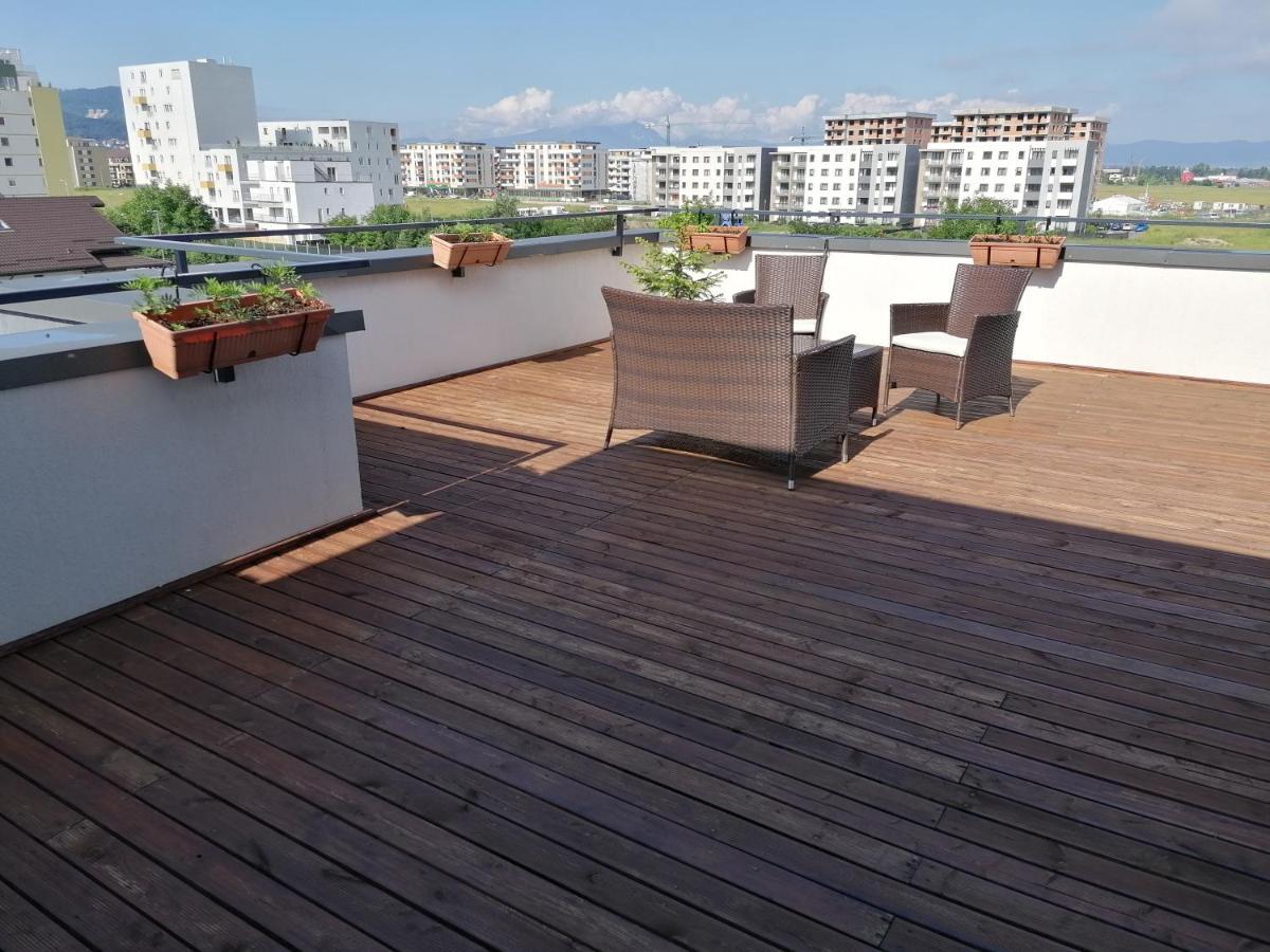 Ama Apartament Cu Terasa 50 Mp & Parcare براشوف المظهر الخارجي الصورة