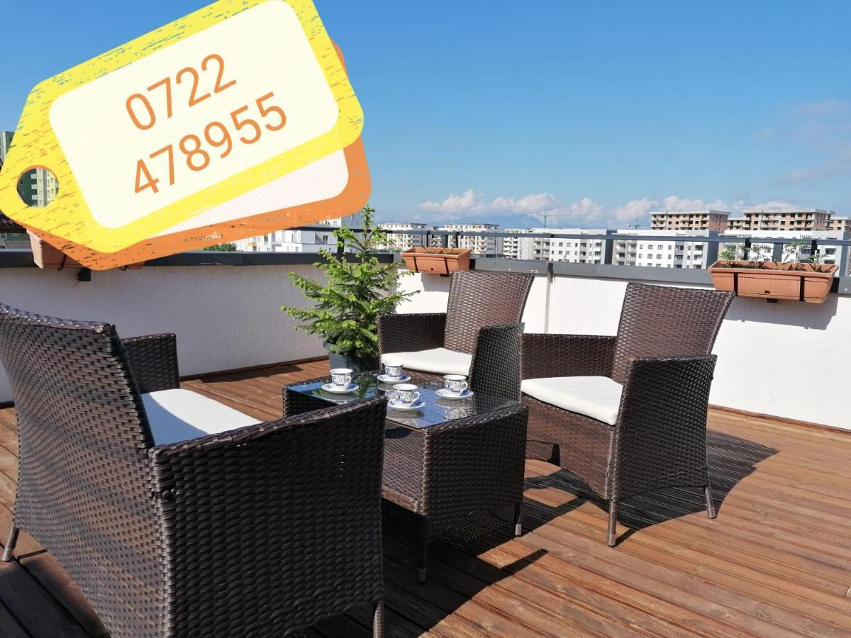 Ama Apartament Cu Terasa 50 Mp & Parcare براشوف المظهر الخارجي الصورة