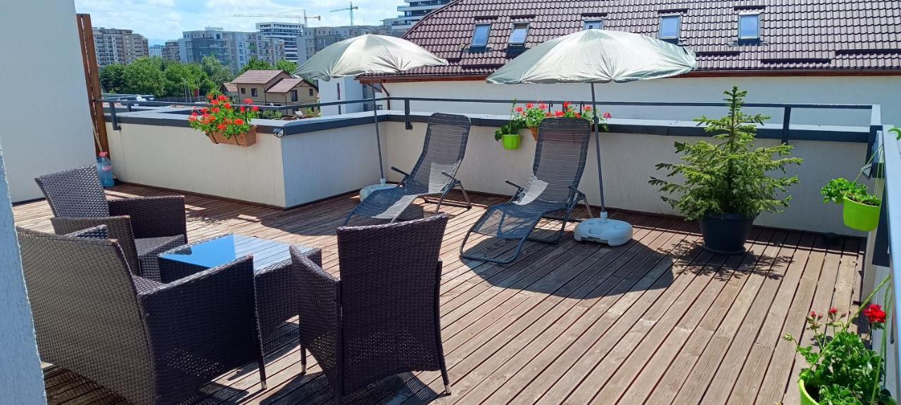 Ama Apartament Cu Terasa 50 Mp & Parcare براشوف المظهر الخارجي الصورة